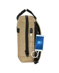 Laptop Backpack Minnie Mouse Beige 13,3''