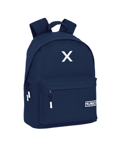 Laptop Backpack Munich  munich basicos  Navy Blue (31 x 41 x 16 cm)