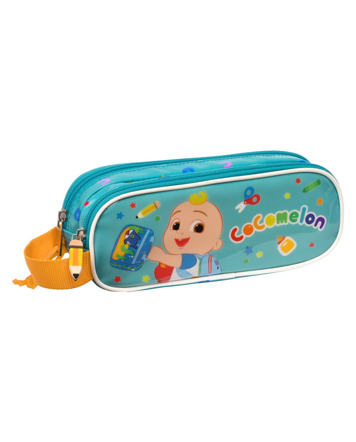Double Carry-all CoComelon Back to class Light Blue (21 x 8 x 6 cm)