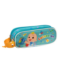 Double Carry-all CoComelon Back to class Light Blue (21 x 8 x 6 cm)