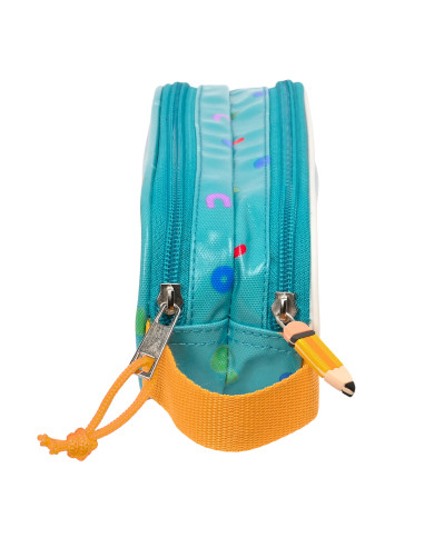 Double Carry-all CoComelon Back to class Light Blue (21 x 8 x 6 cm)