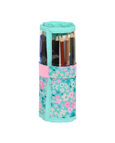 School Case with Accessories Vicky Martín Berrocal Mint paradise Mint (27 Pieces) (7 x 20 x 7 cm)