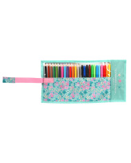 School Case with Accessories Vicky Martín Berrocal Mint paradise Mint (27 Pieces) (7 x 20 x 7 cm)
