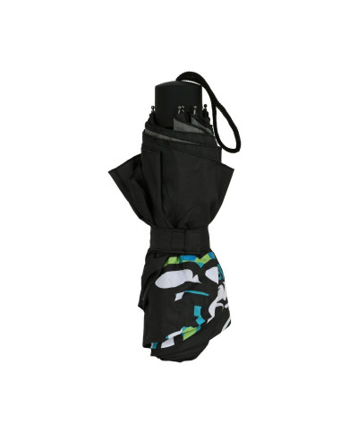 Foldable Umbrella El Niño Green bali Black (Ø 98 cm)