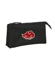 Triple Carry-all Naruto Black 22 x 12 x 3 cm
