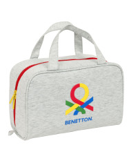 School Toilet Bag Benetton Pop Grey 31 x 14 x 19 cm