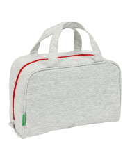 School Toilet Bag Benetton Pop Grey 31 x 14 x 19 cm