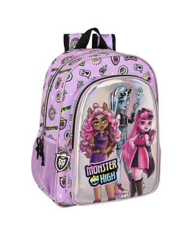 School Bag Monster High Best boos Lilac 33 x 42 x 14 cm