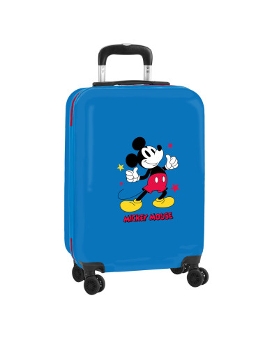 Cabin suitcase Mickey Mouse Only One Navy Blue 20'' 34,5 x 55 x 20 cm