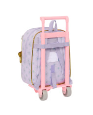 School Rucksack with Wheels Wish Lilac 22 x 27 x 10 cm