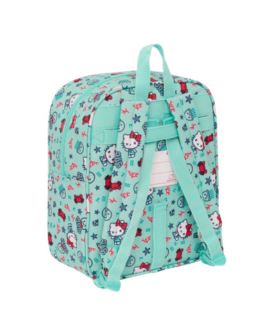 Child bag Hello Kitty Sea lovers Turquoise 22 x 27 x 10 cm