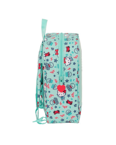 Child bag Hello Kitty Sea lovers Turquoise 22 x 27 x 10 cm