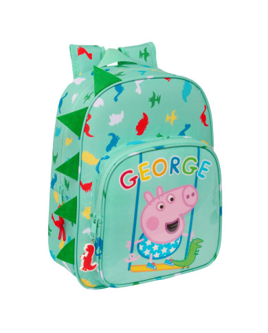 School Bag Peppa Pig George Mint 26 x 34 x 11 cm