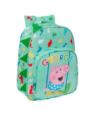 School Bag Peppa Pig George Mint 26 x 34 x 11 cm