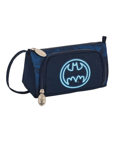 School Case with Accessories Batman Legendary Navy Blue 20 x 11 x 8.5 cm (32 Pieces)