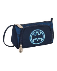 School Case with Accessories Batman Legendary Navy Blue 20 x 11 x 8.5 cm (32 Pieces)