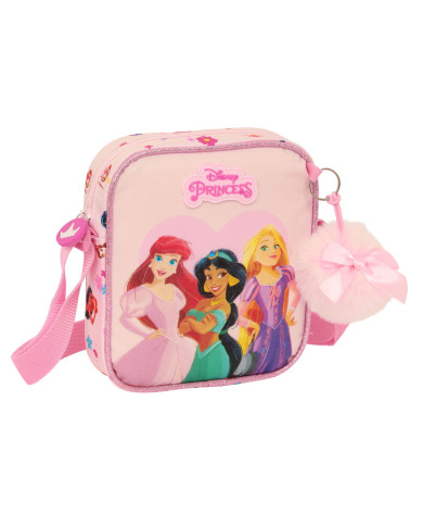 Shoulder Bag Disney Princess Summer adventures Pink 16 x 18 x 4 cm