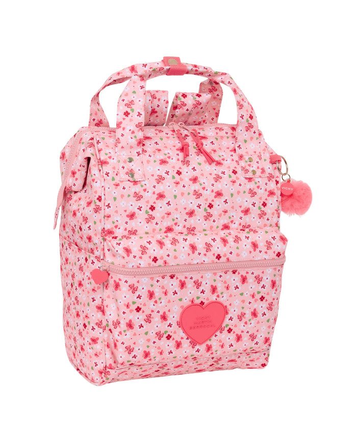 Laptop Backpack Vicky Martín Berrocal vmb Pink 27 x 40 x 19 cm