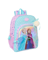 School Bag Frozen Cool days Violet Sky blue 33 x 42 x 14 cm