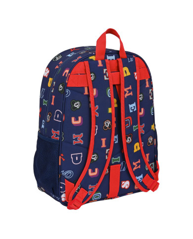 School Bag Mickey Mouse Clubhouse Only one Navy Blue 33 x 42 x 14 cm