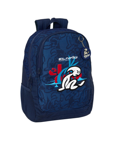 School Bag El Niño Paradise Navy Blue 32 x 44 x 16 cm
