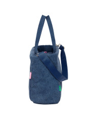 Bag Benetton Denim Blue 40 x 31 x 17 cm