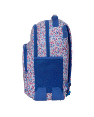 School Bag Nait Nait Flores coimbra azul Blue 32 x 42 x 15 cm