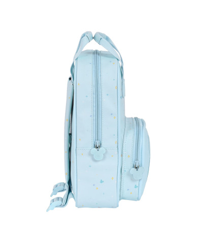 School Bag Mickey Mouse Clubhouse Light Blue 20 x 28 x 8 cm