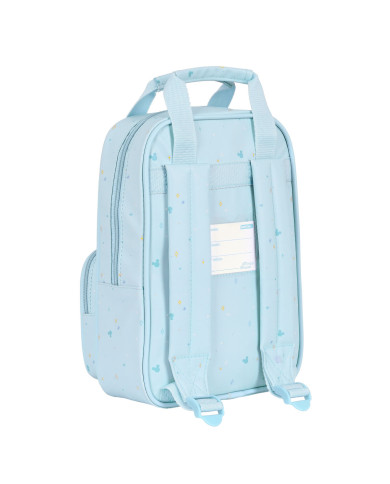 School Bag Mickey Mouse Clubhouse Light Blue 20 x 28 x 8 cm