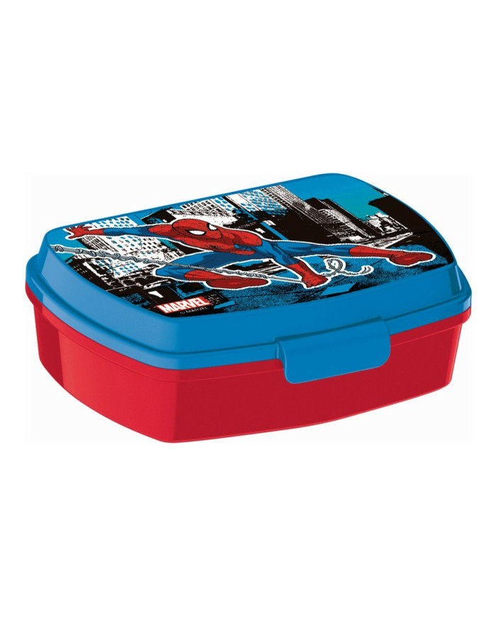 Sandwich Box Spider-Man Great power Blue Red 17 x 5.6 x 13.3 cm