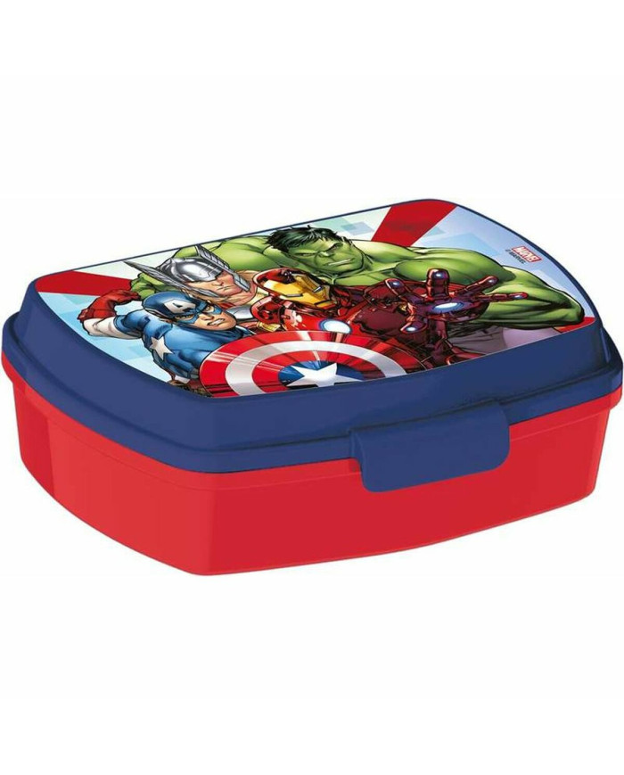 Sandwich Box The Avengers Infinity Blue Plastic Red (17 x 5.6 x 13.3 cm)