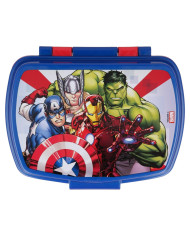 Sandwich Box The Avengers Infinity Blue Plastic Red (17 x 5.6 x 13.3 cm)