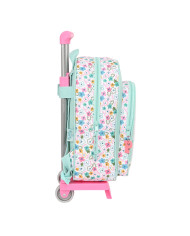 School Rucksack with Wheels Peppa Pig Cosy corner Blue 26 x 11 x 67 cm