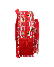 School Bag Cars Let's race Red White (32 x 38 x 12 cm)