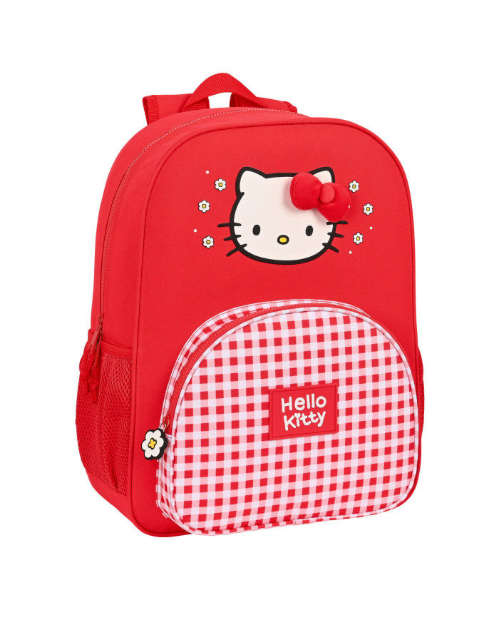 School Bag Hello Kitty Spring Red (33 x 42 x 14 cm)