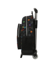 School Rucksack with Wheels The Avengers Super heroes Black (27 x 33 x 10 cm)