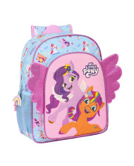 School Bag My Little Pony Wild & free 32 x 38 x 12 cm Blue Pink
