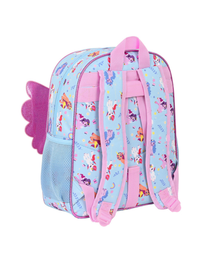 School Bag My Little Pony Wild & free 32 x 38 x 12 cm Blue Pink