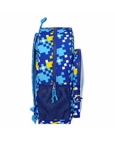 School Bag Sonic Speed 33 x 42 x 14 cm Blue 14 L