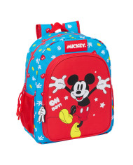 School Bag Mickey Mouse Clubhouse Fantastic Blue Red 32 X 38 X 12 cm
