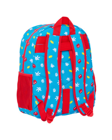 School Bag Mickey Mouse Clubhouse Fantastic Blue Red 32 X 38 X 12 cm