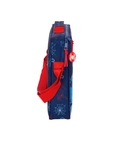 School Satchel Spider-Man Neon Navy Blue 38 x 28 x 6 cm