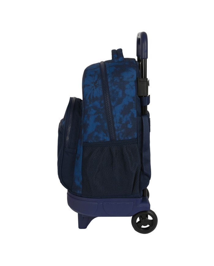 School Rucksack with Wheels Batman Legendary Navy Blue 33 X 45 X 22 cm