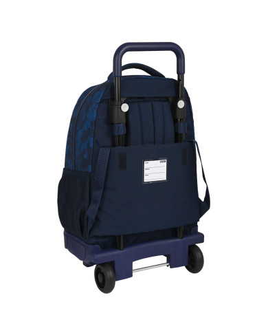 School Rucksack with Wheels Batman Legendary Navy Blue 33 X 45 X 22 cm