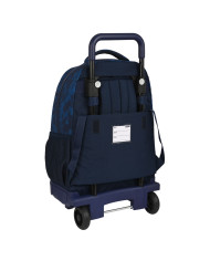 School Rucksack with Wheels Batman Legendary Navy Blue 33 X 45 X 22 cm