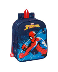 Child bag Spider-Man Neon Navy Blue 22 x 27 x 10 cm