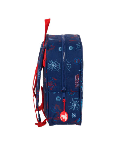 Child bag Spider-Man Neon Navy Blue 22 x 27 x 10 cm