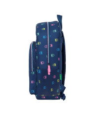 School Bag Benetton Cool Navy Blue 30 x 46 x 14 cm