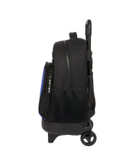 School Rucksack with Wheels Kelme Royal Blue Black 33 X 45 X 22 cm