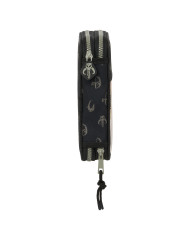 Double Pencil Case The Mandalorian This is the way Black 12.5 x 19.5 x 4 cm (28 Pieces)